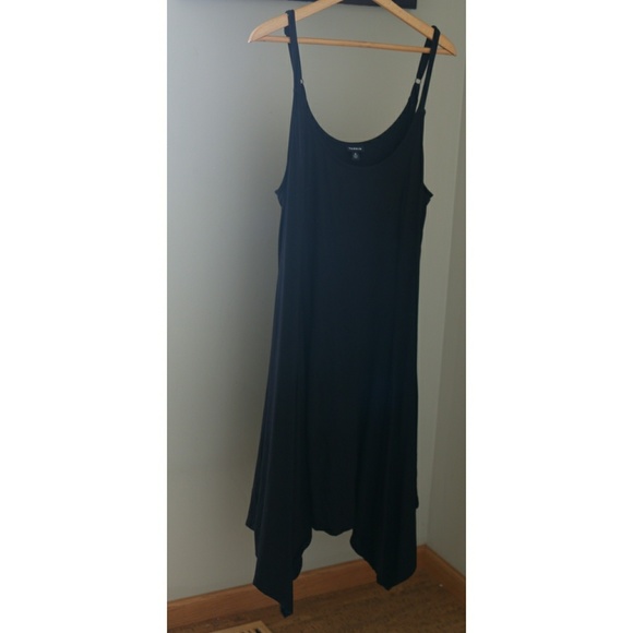 Torrid Dresses & Skirts - Torrid Black Jersey Handkerchief Dress Sleeveless